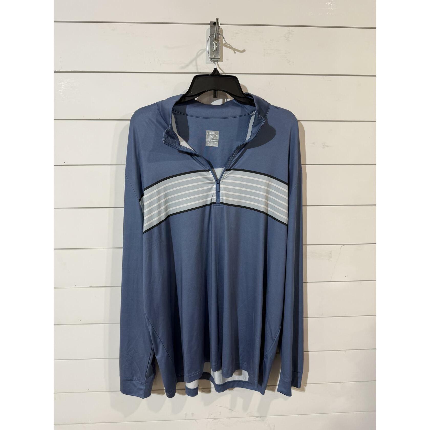 Callaway 1/4 Zip Golf Jacket Men’s Xl Blue Active Stretch Xxl